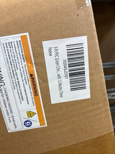 Condition photo showing New/Like New for [ Timer & 12 Modes ] 3 Ft Green PVC Christmas Tree with 50 Multi Color Lights DIY 15 Ball Ornaments 3D Star Small Artificial Xmas Tree for Indoor Holiday Party Decorations Pvc Green