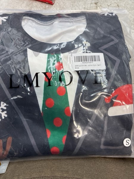 Condition photo showing New/Like New for LMYOVE Ugly Christmas Sweatshirt for Women Men Funny 3D Printed Sweatshirt Adult, Unisex Ugly Pullover