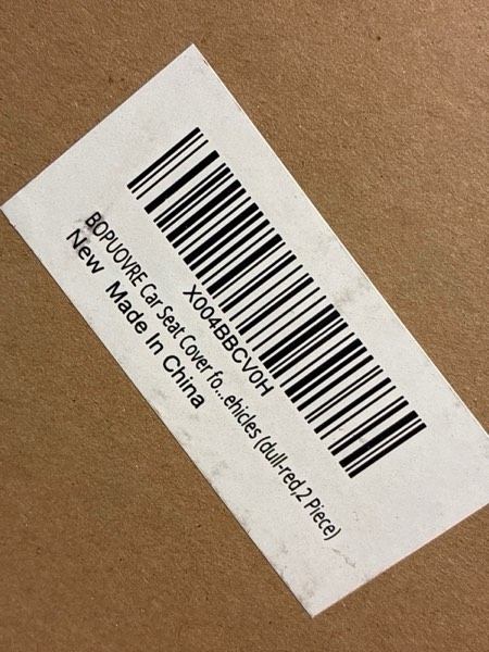 Condition photo showing New/Like New for Car Seat Cover for Luxury & Comfort - PU Leather, Anti-Slip, Full Wrap Protection with Storage Pocket for Bottom Cushion - Universal Fit for 95% of Vehicles (Dull-red,2 Piece) 2 piece Dull-red