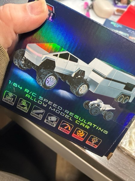 Condition photo showing New/Like New for OSIMILY MINI RC Car,APP Controlled 1:64 Scale Alloy Off Road MINI RC Truck | Remote Control Car Speed/Steering Adjustable | 2.4Ghz Monster Truck Toys | Birthdays Gift for Boys Girls & Adults