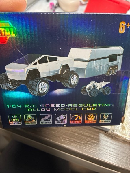 Condition photo showing New/Like New for OSIMILY MINI RC Car,APP Controlled 1:64 Scale Alloy Off Road MINI RC Truck | Remote Control Car Speed/Steering Adjustable | 2.4Ghz Monster Truck Toys | Birthdays Gift for Boys Girls & Adults