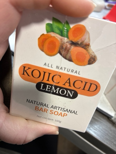 Condition photo showing New/Like New for LENKEYREND Lemon Turmeric Kojic Soap Fragrance, Honey Glow Lemon Turmeric Soap for Face and Body (4)