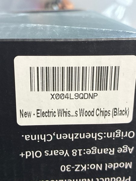 Condition photo showing New/Like New for Electric Whiskey Smoker Kit with 6 Flavors Wood Chips, Cocktail Smoker Kit Built-in Lighter, Rechargeable drink smoker kit, Birthday Christmas Anniversary Bourbon Whiskey Gifts for Men, Dad, Husband Black