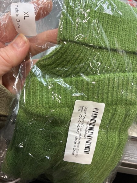 Condition photo showing New/Like New for Tangpan Turtleneck Classic Straw-Rope Pro Pet Dog Sweater Apparel (Green,XL) X-Large (Pack of 1) Green