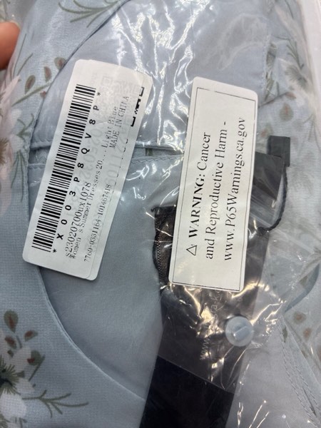 Condition photo showing New/Like New for Allegra K Women's Summer Dresses 2025 Wrap Ruffle High Low Hem Round Neck Keyhole Back Sleeveless Floral Dress