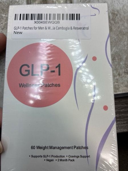 Condition photo showing New/Like New for GLP-1 Support Patches, Natural Ingredients, 60-Piece Cosmetic Patch for Women & Men – Ideal for On-The-Go Use