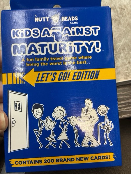 Condition photo showing New/Like New for Kids Against Maturity: Funny Family Card Game for Kids Ages 10+ & Parents, Teens & Adults | Hilarious Party Game for Family Game Night | Super Fun (Let's Go Edition)