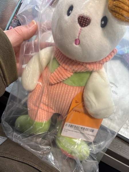 Condition photo showing New/Like New for Bailey Bunny – Soft Corduroy Plush Stuffed Animal for Toddlers & Kids – Cute Cuddly Bunny Toy Perfect Christmas for Kids and Grandkids – 14 Inches Green