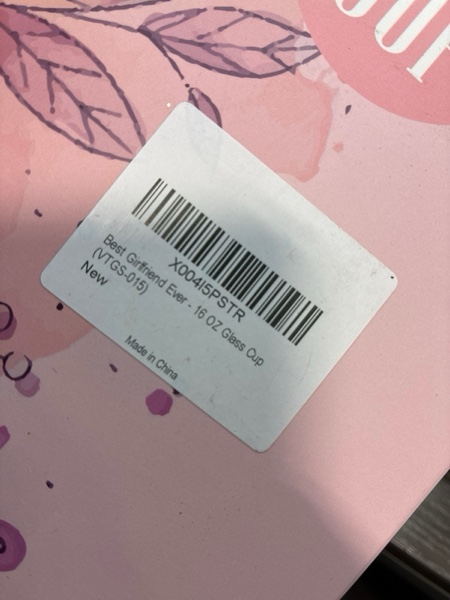 Condition photo showing New/Like New for Vanteen Gifts for Girlfriend Birthday Gift Ideas - Romantic Gifts Best Birthday Present for Girlfriend Her - 16 Oz Glass Coffee Cup