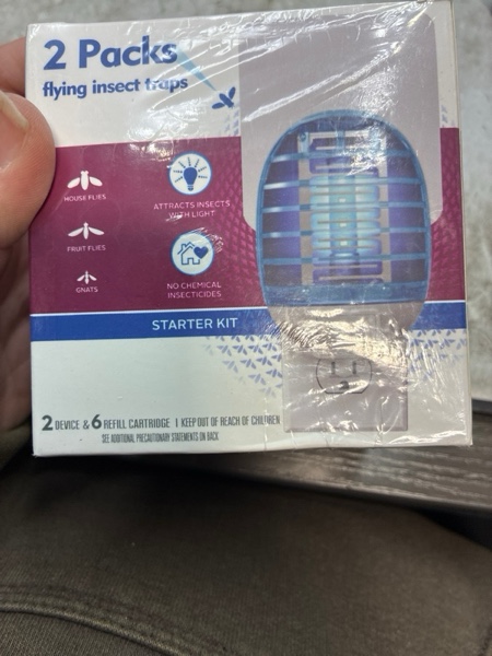 Condition photo showing New/Like New for BAMMY Bug Zapper Indoor – Fly Trap Indoor Plug-in with 2 Devices & 6 Sticky Refills, Dual-Function Fruit Fly Catcher for Gnats, Moths, Mosquitoes and More