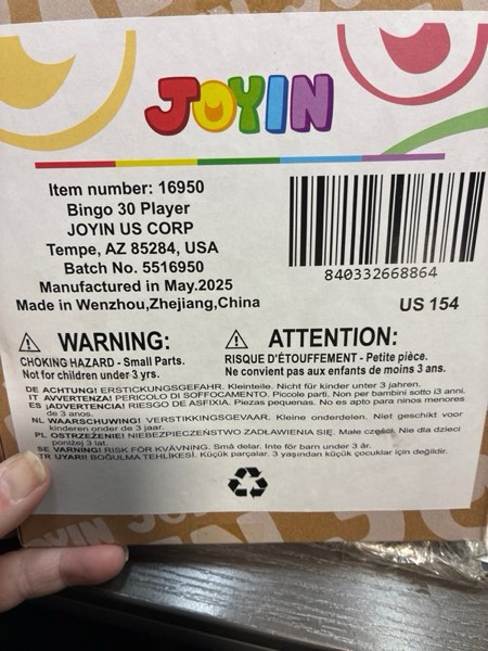 Condition photo showing New/Like New for JOYIN 30 Players Christmas Bingo Cards Game, 3 Colors Kids Bingo Cards for Classroom School Family Group Activities, Holiday Winter Bingo for Xmas Party Supplies Adults Indoor Party Games