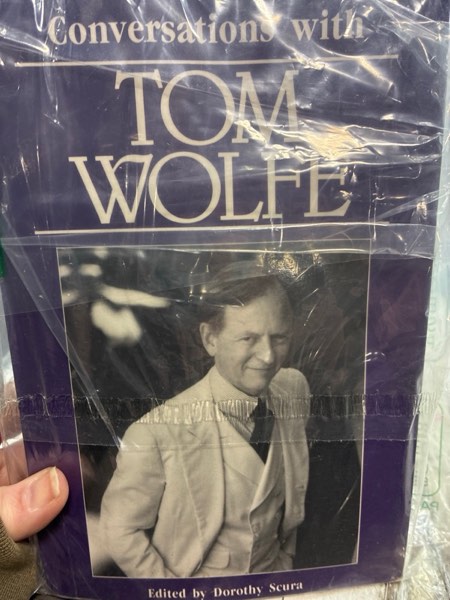Condition photo showing Good Condition for Conversations with Tom Wolfe (Literary Conversations Series)