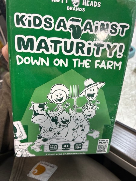 Condition photo showing New/Like New for Kids Against Maturity: Funny Family Card Game for Kids Ages 10+ & Parents, Teens & Adults | Hilarious Party Game for Family Game Night | Super Fun (Farm Edition)