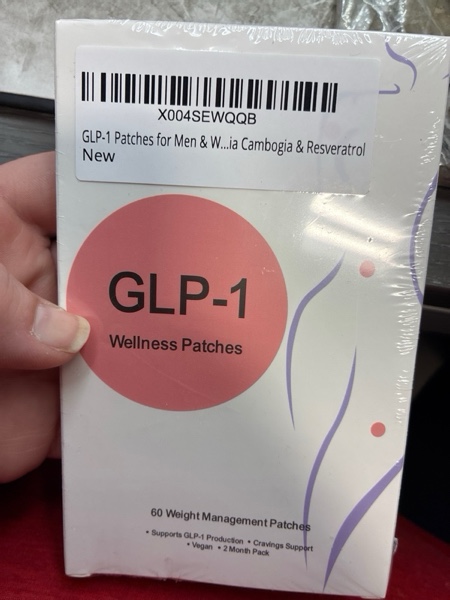 Condition photo showing New/Like New for GLP-1 Support Patches, Natural Ingredients, 60-Piece Cosmetic Patch for Women & Men – Ideal for On-The-Go Use