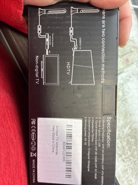 Condition photo showing New/Like New for 2024 TV Antenna for Smart and Old TVs, Upgraded Full 360° Signal Reception Digital Antenna for Local Channels, HD Antenna Support 4K 1080p with Signal Booster Digital HD Indoor & Outdoor