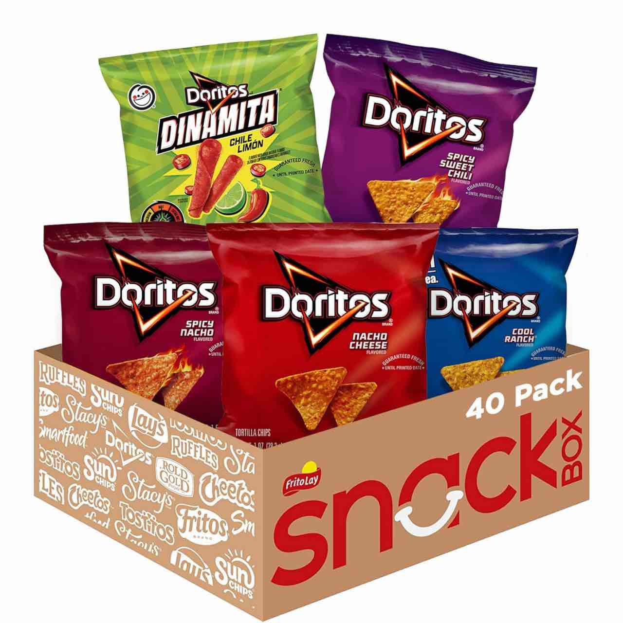 doritos fl?v?r?d tortilla chi?s variety pack doritos variety doritos variety 40 count (pack of 1)
