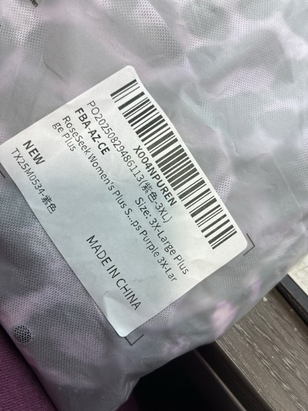 Condition photo showing New/Like New for Women's 3XL Plus Size Leopard Lace Blouses Sheer Mesh Tie Front Long Sleeve Shirts Going Out Tops 3X-Large Plus Purple