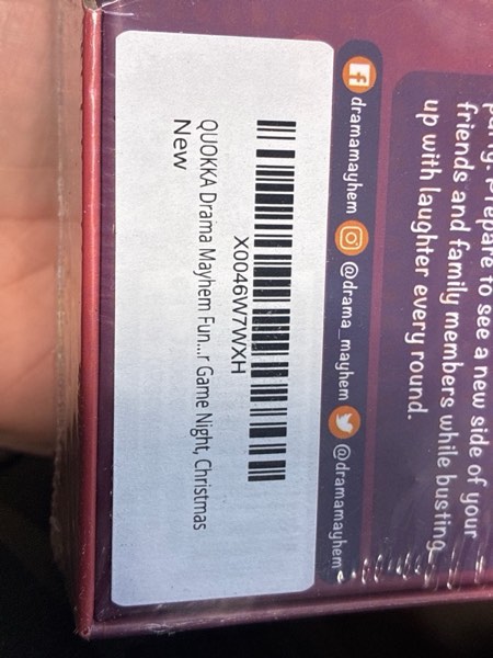 Condition photo showing New/Like New for QUOKKA Charades & Guessing Game for Adults - 120 Hilarious Scenarios & Quirk Cards | Perfect for Adult Game Night, Parties, Gifts & Reunions | Original Pack Original 3. Adult