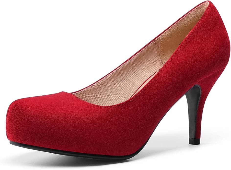 (us-10) dream pairs tiffany women's classic elegant versatile low stiletto heel dress platform pumps shoes