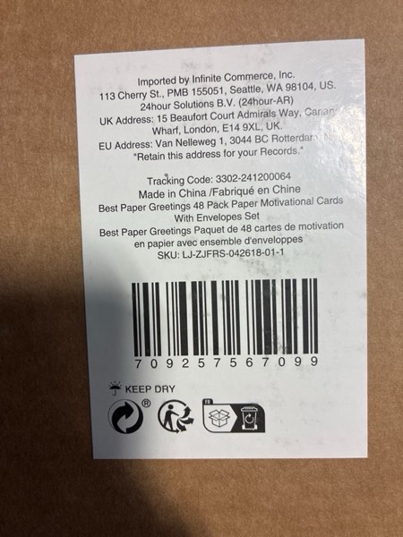 Condition photo showing New/Like New for Best Paper Greetings Inspirational Quote Thank You Cards & Envelopes - Blank Cards & Envelopes for Personalized Messages - Encouraging Coworker Thank You Notes - 4"x 6", 48 Count, Multicolor Modern