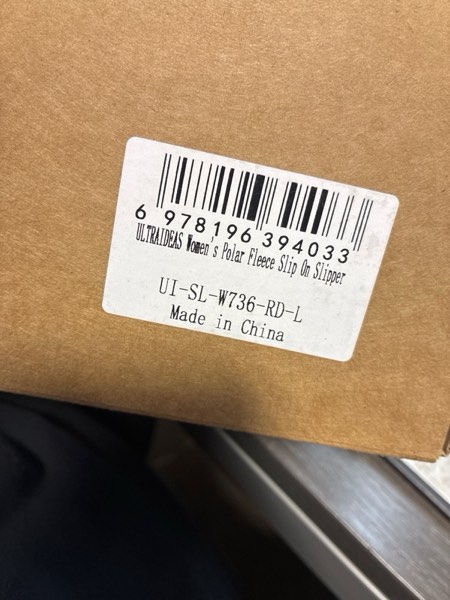 Condition photo showing New/Like New for ULTRAIDEAS Women's Cozy Fleece-Lined Memory Foam Slippers with Anti-Slip Rubber Sole for Indoor/Outdoor