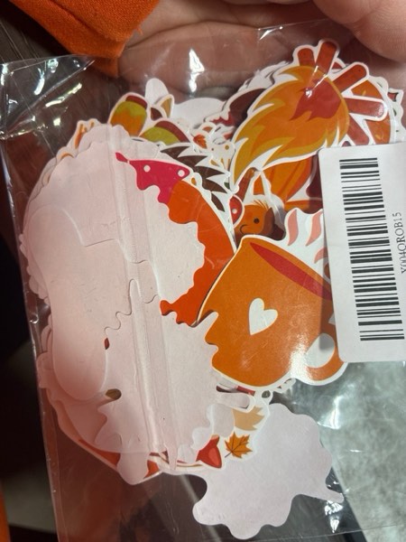 Condition photo showing New/Like New for Fall Stickers - 100 PCS Thanksgiving Stickers | Autumn Pumpkin Maple Leaf Games Toys Gifts Fall Crafts Bulk Activities Party Favors Supplies for Friendsgiving Classroom Home