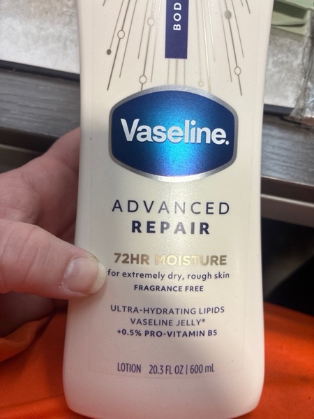 Condition photo showing New/Like New for Vaseline Intensive Care Advanced Repair Unscented Healing Moisture Lotion, 20.3 oz