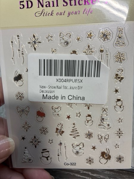 Condition photo showing New/Like New for Nail Stickers Decals Cow Nail Art Decals Brown Nail Art Stickers with Design Boots Gloves Nails Sticker Charms Supply for Women Girls Manicure Decoration Cactus Cow