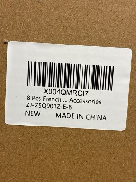 Condition photo showing New/Like New for 8 Pcs French Flat Hair Clips for Women Matte Claw Clips for Thick & Thin Hair No-Slip Hair Claw Strong Hold Styling Barrettes Accessories