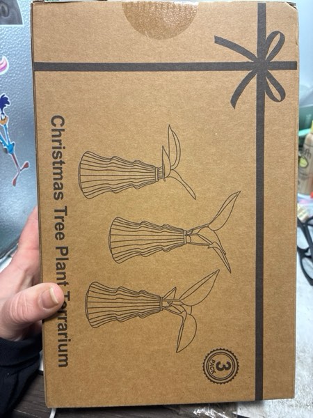 Condition photo showing New/Like New for Nacome Christmas Tree Propagation Stations: 3PCS Plant Terrarium Glass Vases for Home Office Decor, for Plant Lovers Women Mom (Red) 3 Red