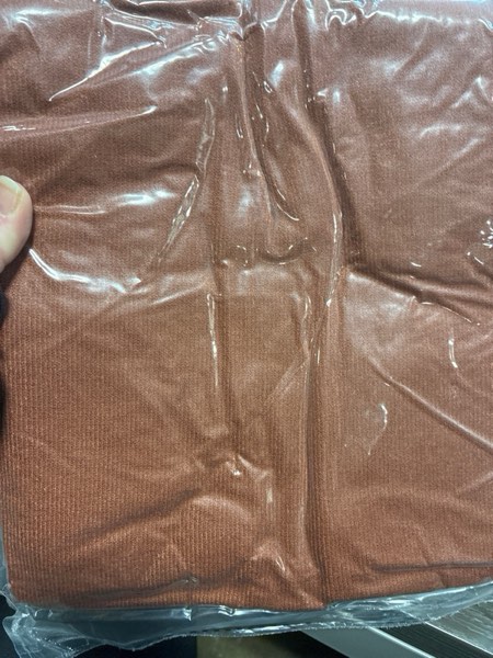 Condition photo showing New/Like New for Hongqizo Women's V Neck Long Sleeve Sweater Half Zipper Knit Sweater Casual Cricket Stripe Jumper Pullover Knit Tops Large Coffee