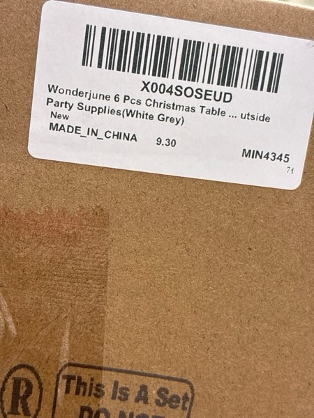 Condition photo showing New/Like New for 6 Pcs Winter Wooden Table Decor Snowflake Snowman Wooden Centerpieces Wonderland Decor for Winter It's Snow Theme Xmas Birthday Baby Is Cold Outside Party Supplies(Black White)