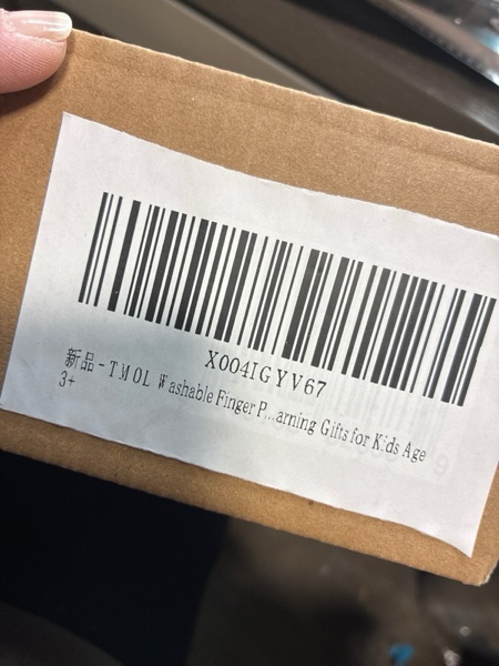 Condition photo showing New/Like New for TMOL Washable Finger Paint for Toddlers, 25 PCS Non-Toxic Finger Paints, 10 Vibrant Colors (2fl oz), Baby Paint for Hand and Feet, Safe Art Supplies, Early Learning Gifts for Kids Age 3+ 10colors 60ml