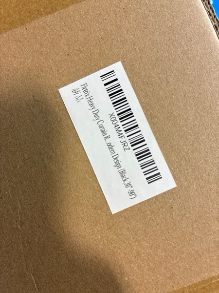 Condition photo showing New/Like New for Heavy Duty Curtain Rods for Windows 30 to 90 Inch, 1 Inch Diameter Adjustable Black Curtain Rod Set with Easy Installation and Modern Design (Black,30"-90") Black 30"-90"