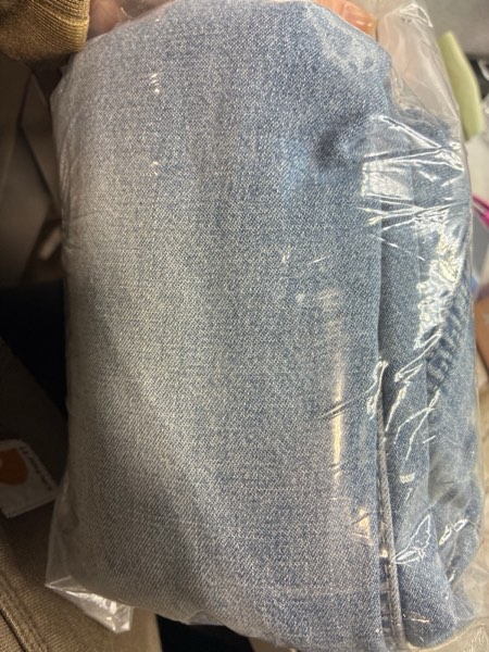 Condition photo showing New/Like New for Women's Wide Leg Jeans Mid Rise Baggy Casual Boyfriend Denim Pants Vintage Y2K Trousers Jean Lightblue Small