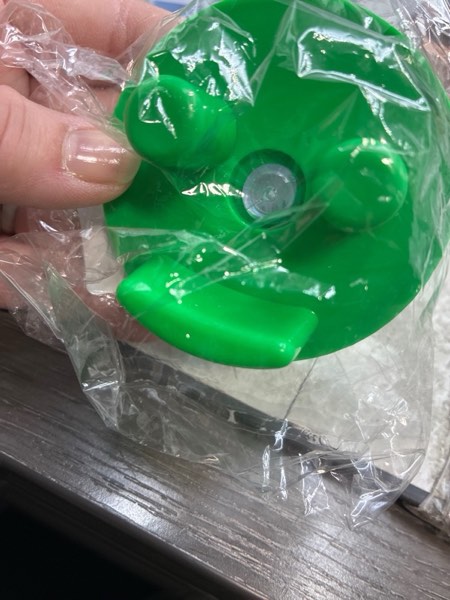 Condition photo showing New/Like New for Sponge Holder For Daddy Smiley Sponges,Sponge Caddy with Suction Cups,Sink Sponge Holder FOR Daddy and Mommy,Kitchen Sink Organizer,Green Green 1-PACK