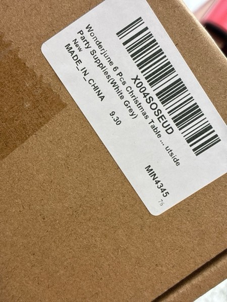 Condition photo showing New/Like New for 6 Pcs Winter Wooden Table Decor Snowflake Snowman Wooden Centerpieces Wonderland Decor for Winter It's Snow Theme Xmas Birthday Baby Is Cold Outside Party Supplies(Black White)