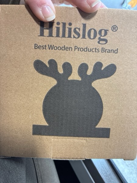 Condition photo showing New/Like New for Wood Christmas Napkin Holder for Table Cute Bathroom Kitchen Decor Accessories Wooden Dinner Napkins Holder Black Decorative Cocktail Paper Napkin Holder for Christmas Gift Xmas Decorations