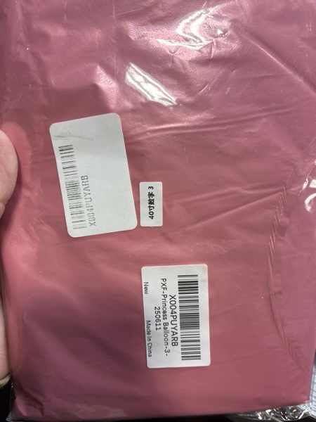 Condition photo showing New/Like New for Princess Balloons 40 Inch Crown Pink Number 3 Balloon Pink Bow Foil Balloons for Princess Theme Birthday Party Decorations Supplies Style3