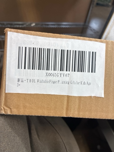 Condition photo showing New/Like New for TMOL Washable Finger Paint for Toddlers, 25 PCS Non-Toxic Finger Paints, 10 Vibrant Colors (2fl oz), Baby Paint for Hand and Feet, Safe Art Supplies, Early Learning Gifts for Kids Age 3+ 10colors 60ml