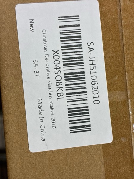 Condition photo showing New/Like New for Christmas Solar Garden Stake Lights,2 Pack Snowman?Santa Claus Xmas Pathways Lights,Solar Christmas Decorations for Outside Lawn Patio Landscape Xmas Bell-2 Pack