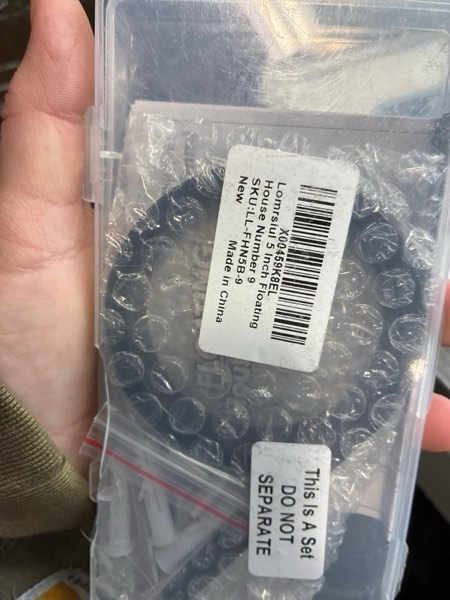 Condition photo showing New/Like New for 5 Inch Floating House Numbers, Modern House Numbers for Outside Address Numbers House Number Signs for Outside Home Door Mailbox Garden Street Zinc Alloy Black House Number 9