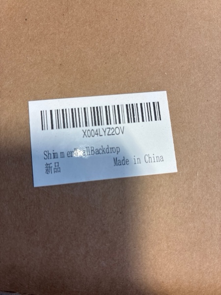 Condition photo showing New/Like New for 24 Pcs Gold Shimmer Wall Backdrop - 4x6 FT Gold Sequin Wall for Graduation, Anniversary & Engagement Decor Gold 24 Pcs