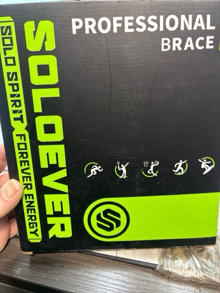 Condition photo showing New/Like New for Ankle Brace for Men & Women [X-Shaped Compression & Breathable Mesh] Adjustable Ankle Compression Sleeve With 2 Gel Pads,Ankle wrap for Plantar Fasciitis Relief, Achilles Tendonitis, Swelling, Pain Relief & Injury Recover Medium Gray