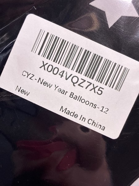Condition photo showing New/Like New for New Year Balloons Decorations-12pcs Happy New Year Balloons Star and Round News Years Foil Balloons for 2026 News Years Party Decorations Supplies