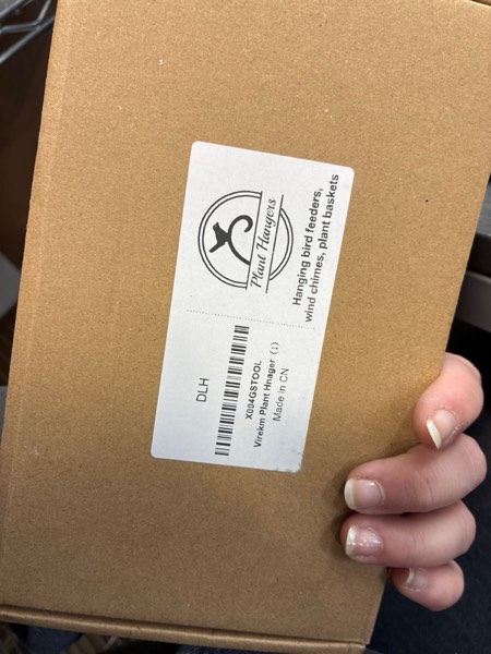 Condition photo showing New/Like New for Virekm Plant Hanger Indoor, Plant Hanger with Colorful Bird Plant Hooks for Hanging Plant Bracket, Bird Feeders, Wind Chimes Window Outdoor(1 Pc)