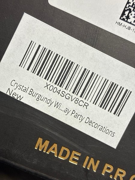 Condition photo showing New/Like New for Crystal Burgundy Wine Glasses Cup Red Long Stem White Personalized Cute Large Women 50th Birthday Gifts for Her 50 Years Old Best 1975 Funny Cool Friend Gift Unique Birthday Party Decorations Silver-1975