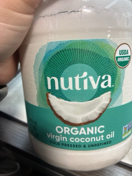 Condition photo showing New/Like New for Nutiva, Oil Coconut Extra Virgin Organic, 54 Fl Oz 54 Fl Oz (Pack of 1)