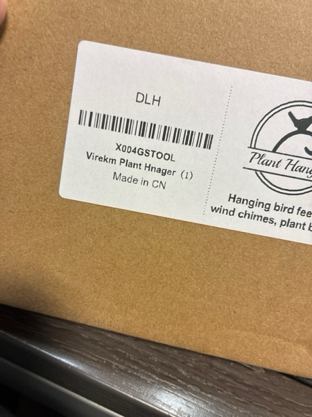 Condition photo showing New/Like New for Plant Hanger Indoor, Plant Hanger with Colorful Bird Plant Hooks for Hanging Plant Bracket, Bird Feeders, Wind Chimes Window Outdoor(1 Pcs)