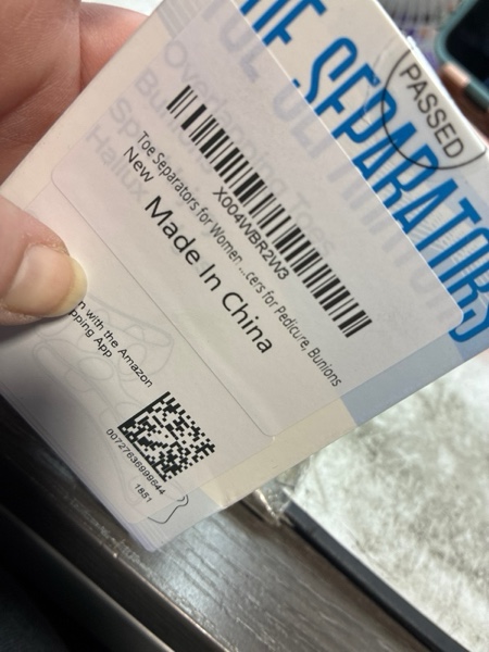 Condition photo showing New/Like New for Toe Separators for Women and Men, Gel Toe Spacers for Pedicure and Foot Alignment, Comfortable Foot Care for Bunions and Overlapping Toes
